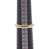 デザインジュエリー 18号 リング K18イエローゴールド ダイヤモンド レディース【中古】【Aランク】