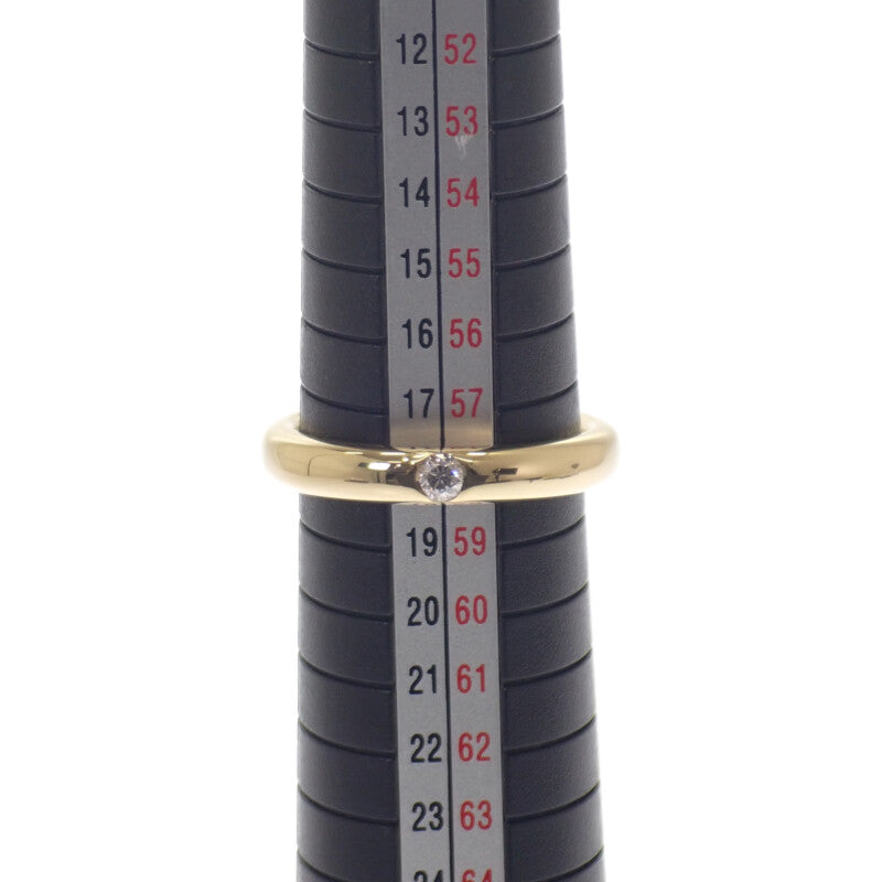 デザインジュエリー 18号 リング K18イエローゴールド ダイヤモンド レディース【中古】【Aランク】