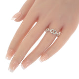 エルメス HERMES アンシェネリングPM 16号 56 H109507B 00056 リング シルバー925 メンズ レディース【中古】【Aランク】