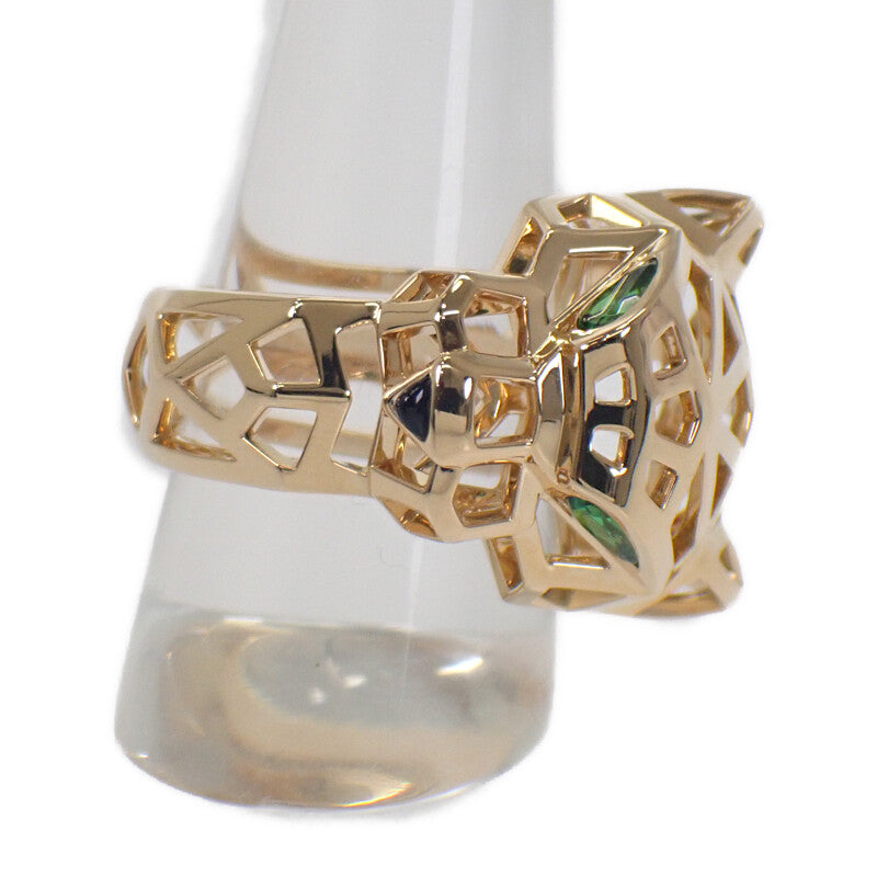 カルティエ CARTIER パンテール ドゥ カルティエ 15.5号 N4767900 リング K18イエローゴールド オニキス ツァボライトガーネット #57 メンズ レディース【中古】【Aランク】