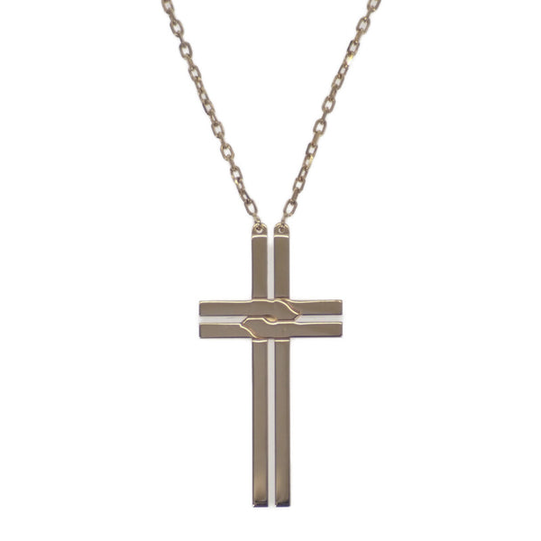 カルティエ CARTIER クロス ペンダント B7211300 ネックレス K18イエローゴールド レディース【中古】【Aランク】