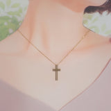 カルティエ CARTIER クロス ペンダント B7211300 ネックレス K18イエローゴールド レディース【中古】【Aランク】