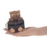 ルイヴィトン LOUIS VUITTON LVキュートモノグラム M01561 バッグチャーム モノグラムキャンバス ブラウン ゴールド金具 レディース【中古】【ABランク】