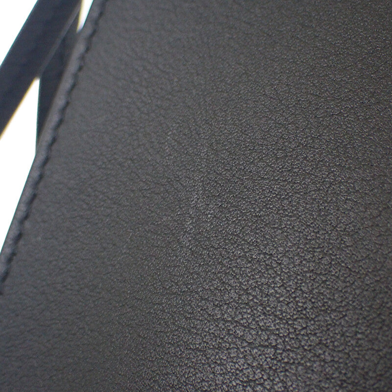 ロエベ LOEWE ダイスポケット C630R12X01 ショルダーバッグ カーフ ブラック ゴールド金具 レディース【中古】【Aランク】