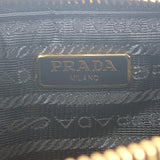 プラダ PRADA チェーン ショルダーバッグ 1NI054 ハンドバッグ テスートインプントゥ ナイロン ネイビー ゴールド金具 レディース【中古】【Aランク】
