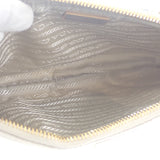 プラダ PRADA チェーン ショルダーバッグ 1NI054 ハンドバッグ テスートインプントゥ ナイロン ベージュ ゴールド金具 レディース【中古】【Aランク】