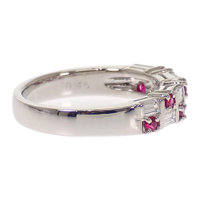 タサキ TASAKI 指輪 11号 リング Pt900プラチナ ルビー ダイヤモンド レディース【中古】【Aランク】