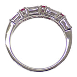 タサキ TASAKI 指輪 11号 リング Pt900プラチナ ルビー ダイヤモンド レディース【中古】【Aランク】