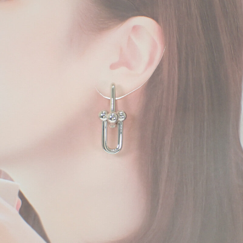 ティファニー TIFFANY&Co. ハードウェア ラージリンク 68533694 ピアス シルバー925 レディース【中古】【Aランク】