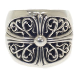 クロムハーツ CHROME HEARTS クラシックオーバルクロス サイズ棒約27号 27号 2356-304-9250-9113 リング シルバー925 メンズ【中古】【Aランク】