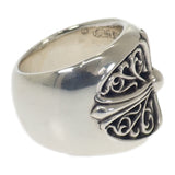 クロムハーツ CHROME HEARTS クラシックオーバルクロス サイズ棒約27号 27号 2356-304-9250-9113 リング シルバー925 メンズ【中古】【Aランク】