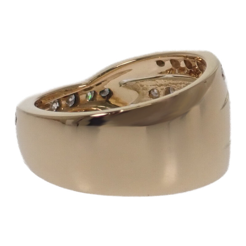 セイコー SEIKO K18 ダイヤ リング 14号 リング K18イエローゴールド ダイヤモンド レディース【中古】【Aランク】