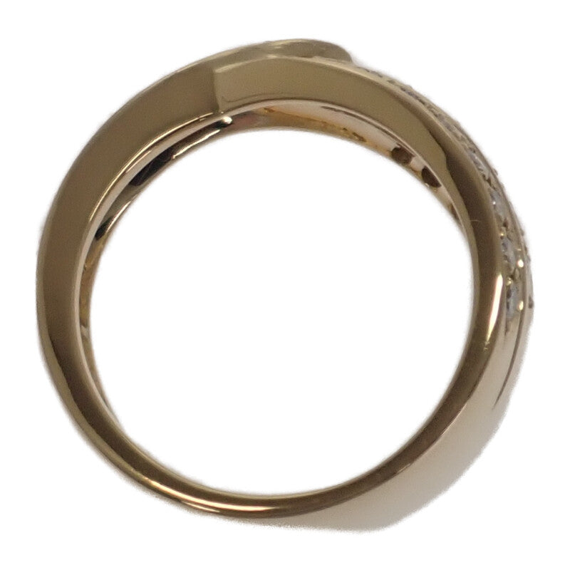 セイコー SEIKO K18 ダイヤ リング 14号 リング K18イエローゴールド ダイヤモンド レディース【中古】【Aランク】