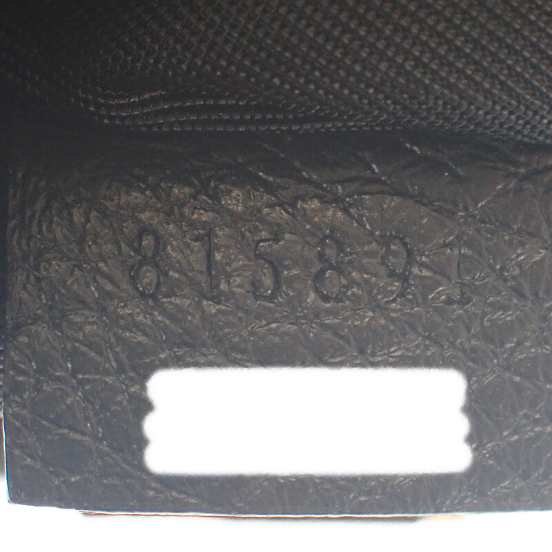 グッチ GUCCI GGエンブレム キーポーチ 815891 AAEEM 1000 ポーチ GGグレインレザー ブラック ゴールド金具 レディース メンズ【中古】【Aランク】