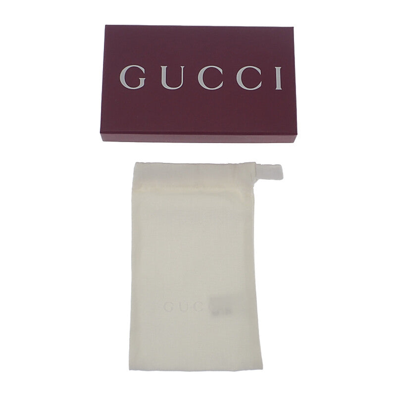 グッチ GUCCI GGエンブレム キーポーチ 815891 AAEEM 1000 ポーチ GGグレインレザー ブラック ゴールド金具 レディース メンズ【中古】【Aランク】