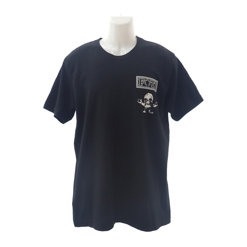 クロムハーツ CHROME HEARTS FOTI フォティ バイ クロムハーツ プリントTシャツ L 半袖Tシャツ コットン ブラック メンズ【中古】【Aランク】