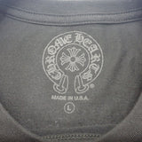 クロムハーツ CHROME HEARTS FOTI フォティ バイ クロムハーツ プリントTシャツ L 半袖Ｔシャツ コットン ブラック メンズ【中古】【Aランク】