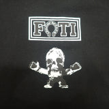 クロムハーツ CHROME HEARTS FOTI フォティ バイ クロムハーツ プリントTシャツ L 半袖Ｔシャツ コットン ブラック メンズ【中古】【Aランク】