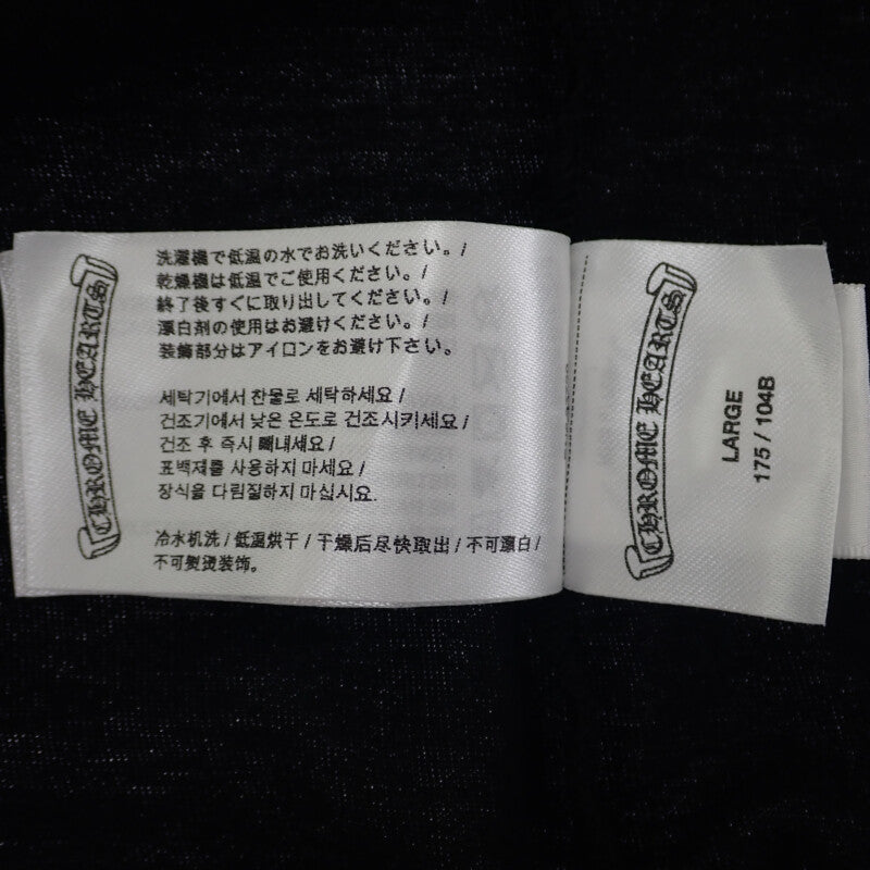 クロムハーツ CHROME HEARTS FOTI フォティ バイ クロムハーツ プリントTシャツ L 半袖Ｔシャツ コットン ブラック メンズ【中古】【Aランク】