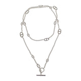 エルメス HERMES シェーヌダンクル ファランドール ロング H104568B00 ネックレス シルバー925 120 レディース メンズ【中古】【Aランク】