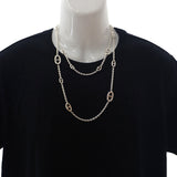 エルメス HERMES シェーヌダンクル ファランドール ロング H104568B00 ネックレス シルバー925 120 レディース メンズ【中古】【Aランク】