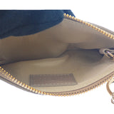 グッチ GUCCI GGエンブレム キーポーチ 815891 AAEEM 1523 ポーチ GGグレインレザー ベージュ ゴールド金具 レディース メンズ【中古】【Aランク】