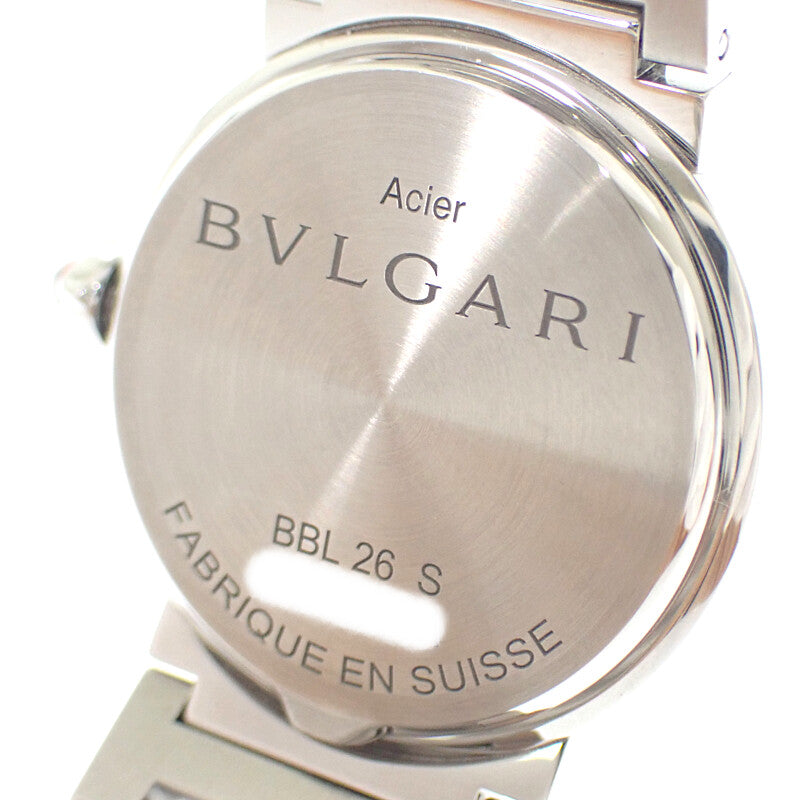 ブルガリ BVLGARI ブルガリブルガリ BBL26C6SS/12 腕時計 ステンレススチール クオーツ グレー文字盤 レディース【中古】【Aランク】