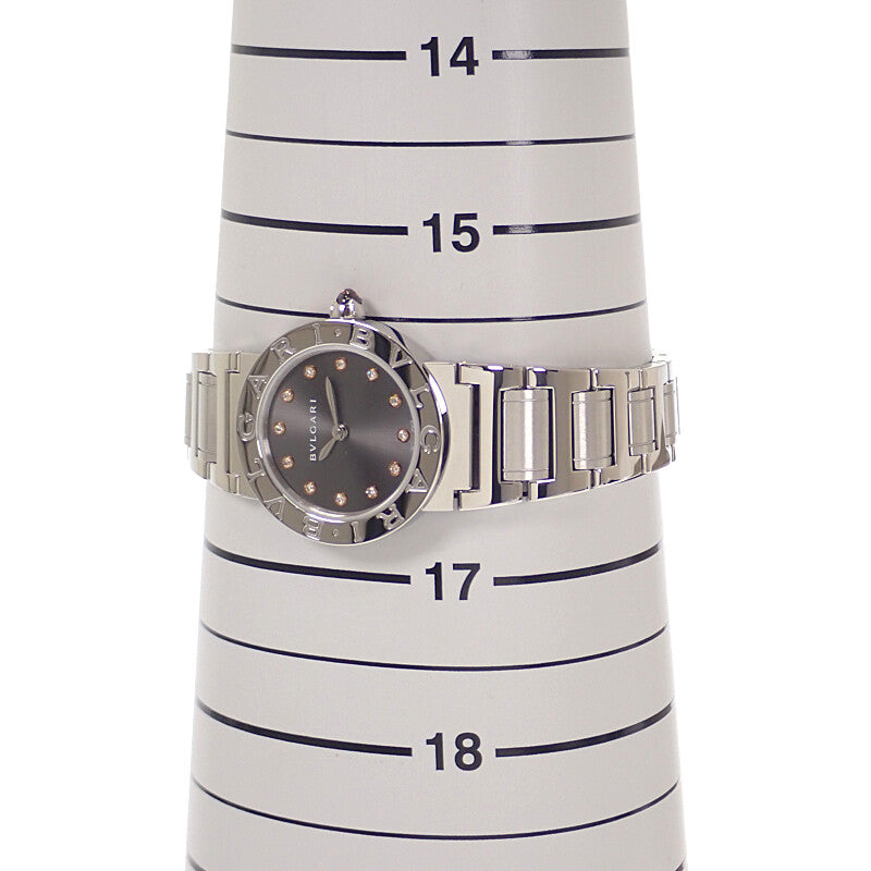 ブルガリ BVLGARI ブルガリブルガリ BBL26C6SS/12 腕時計 ステンレススチール クオーツ グレー文字盤 レディース【中古】【Aランク】