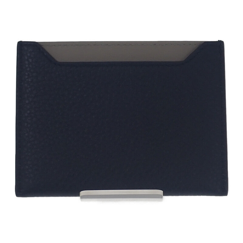 セリーヌ CELINE Card Holder バイカラー 1A7813AFE.07MI カードケース カーフ ブラック ベージュ レディース メンズ【中古】【Aランク】