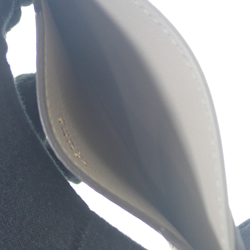 セリーヌ CELINE Card Holder バイカラー 1A7813AFE.07MI カードケース カーフ ブラック ベージュ レディース メンズ【中古】【Aランク】