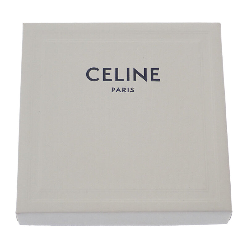 セリーヌ CELINE レイユールシュシュ 46Y352SIB.35OB ヘアアクセサリー シルク ブラック ゴールド金具 レディース【中古】【Aランク】