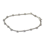 デザインジュエリー テニス ブレスレット K18ホワイトゴールド ダイヤモンド レディース【中古】【Aランク】