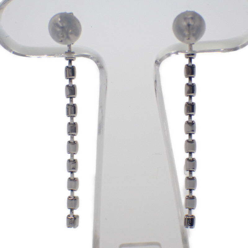 デザインジュエリー ピアス K18ホワイトゴールド ダイヤモンド レディース【中古】【Aランク】