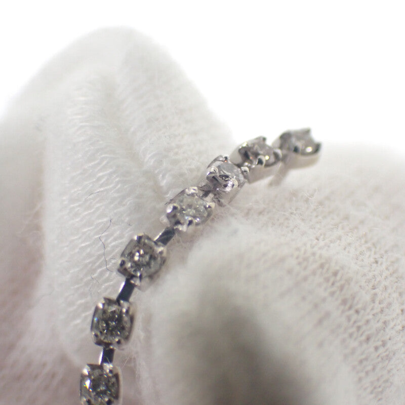 デザインジュエリー ピアス K18ホワイトゴールド ダイヤモンド レディース【中古】【Aランク】