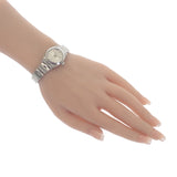 ロレックス ROLEX オイスターパーペチュアル トリチウム A番 76080 腕時計 ステンレススチール 自動巻き シルバー文字盤 レディース【中古】【ABランク】