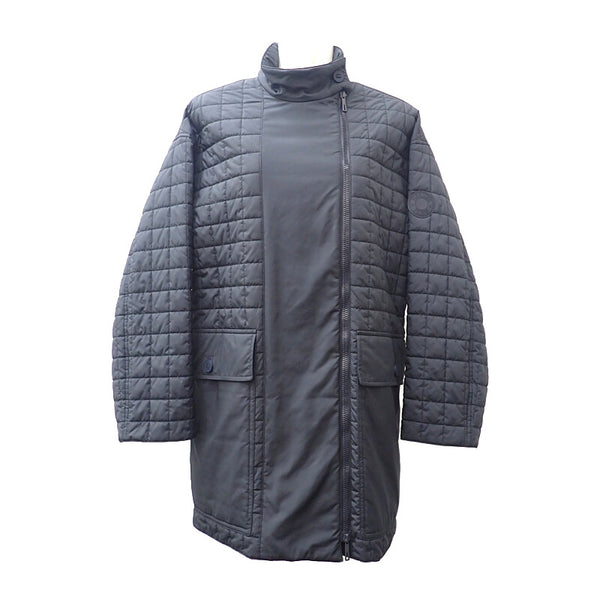 エルメス HERMES キルティングコート 36 H5H0158DQ5H36 ナイロンジャケット ポリエステル ネイビー bleu noir レディース【中古】【Aランク】