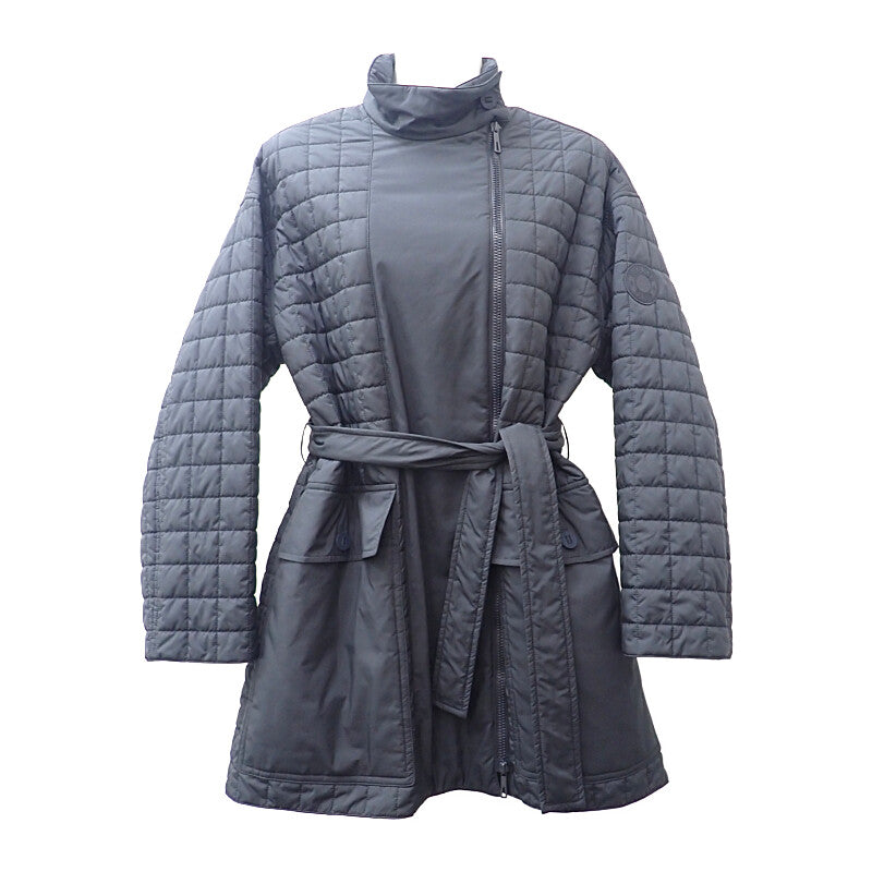 エルメス HERMES キルティングコート 36 H5H0158DQ5H36 ナイロンジャケット ポリエステル ネイビー bleu noir レディース【中古】【Aランク】