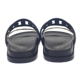 エルメス HERMES エクストラ H241017Z_02375 サンダル カーフ ラバー ブラック ブロンド レディース【中古】【Aランク】