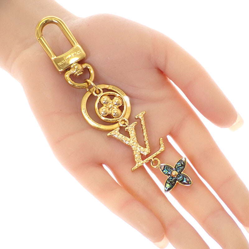 ルイヴィトン LOUIS VUITTON キーホルダー・LV ワンダー オブ シー M01650 キーホルダー メタル ゴールド ブルー ゴールド金具 レディース メンズ ユニセックス【中古】【ABランク】