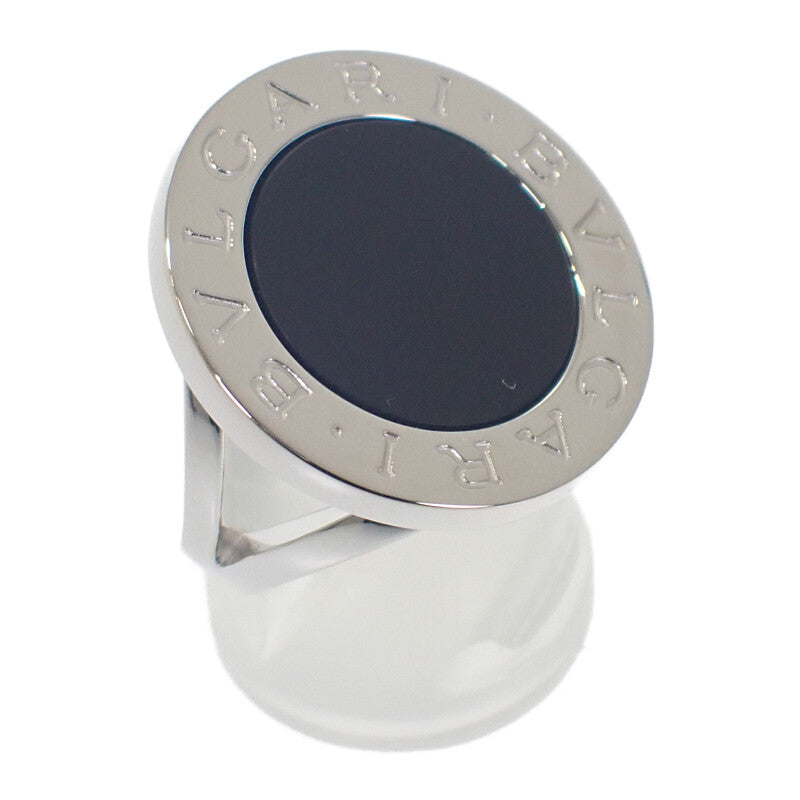 ブルガリ BVLGARI ビッグオニキス ブルガリブルガリ 14.5号 リング K18ホワイトゴールド ブラック オニキス レディース【中古】【Aランク】