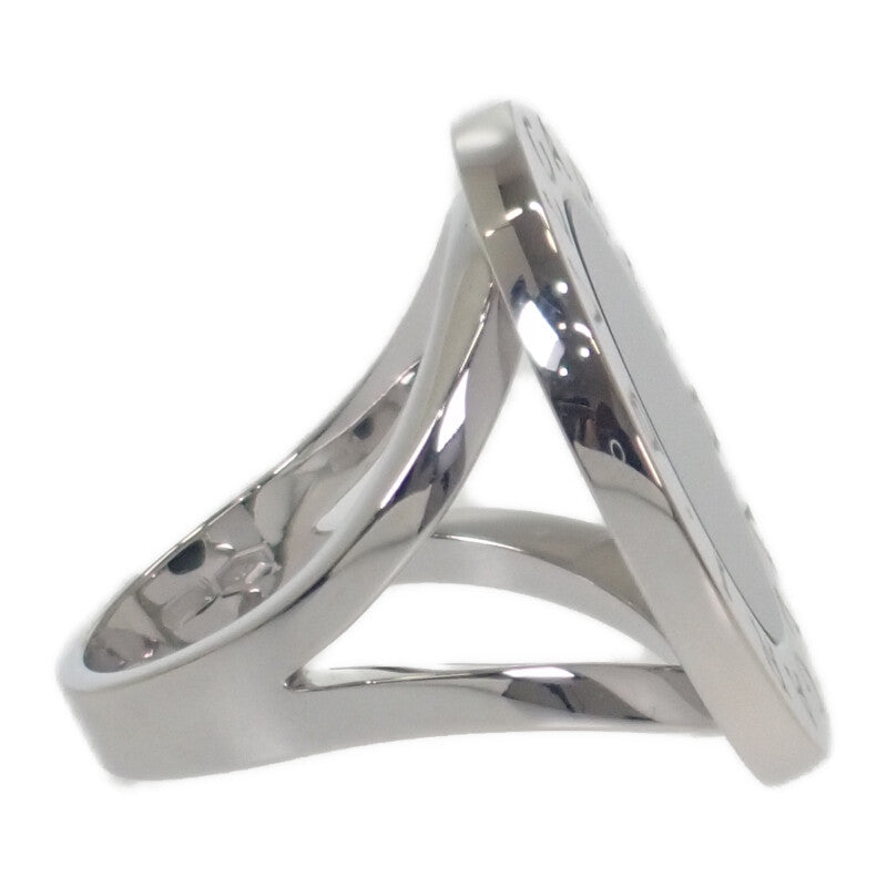 ブルガリ BVLGARI ビッグオニキス ブルガリブルガリ 14.5号 リング K18ホワイトゴールド ブラック オニキス レディース【中古】【Aランク】