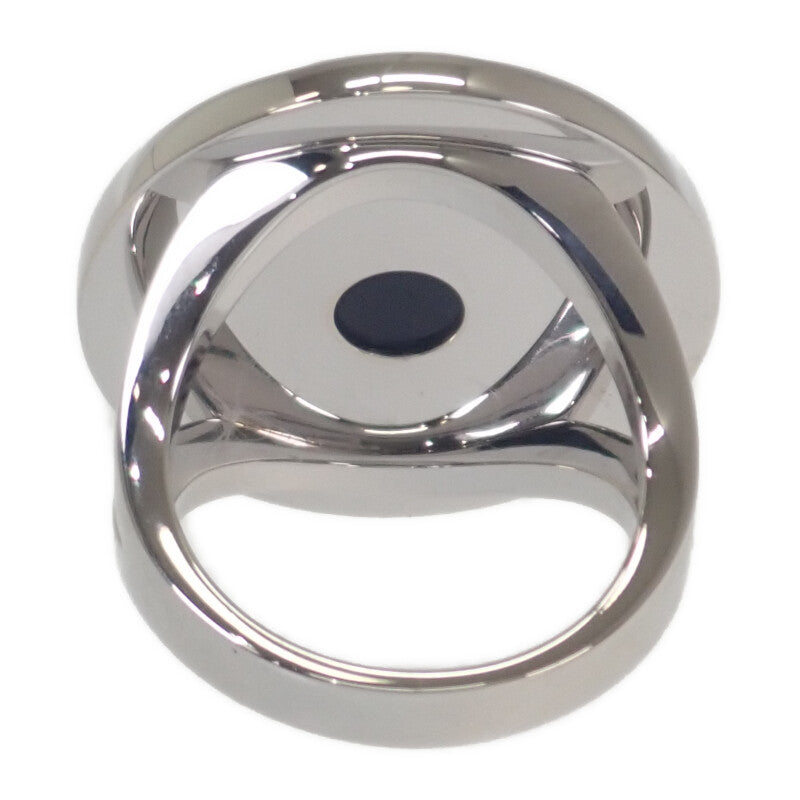 ブルガリ BVLGARI ビッグオニキス ブルガリブルガリ 14.5号 リング K18ホワイトゴールド ブラック オニキス レディース【中古】【Aランク】