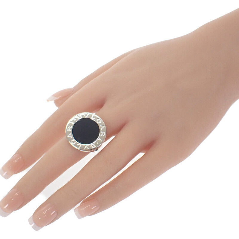 ブルガリ BVLGARI ビッグオニキス ブルガリブルガリ 14.5号 リング K18ホワイトゴールド ブラック オニキス レディース【中古】【Aランク】