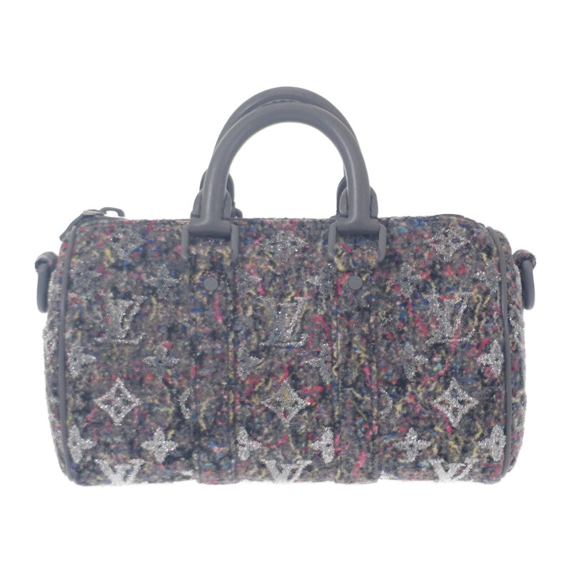 ルイヴィトン LOUIS VUITTON LVフェルトキーポルXS M80821 ショルダーバッグ レザー フェルト グレー レディース【中古】【ABランク】