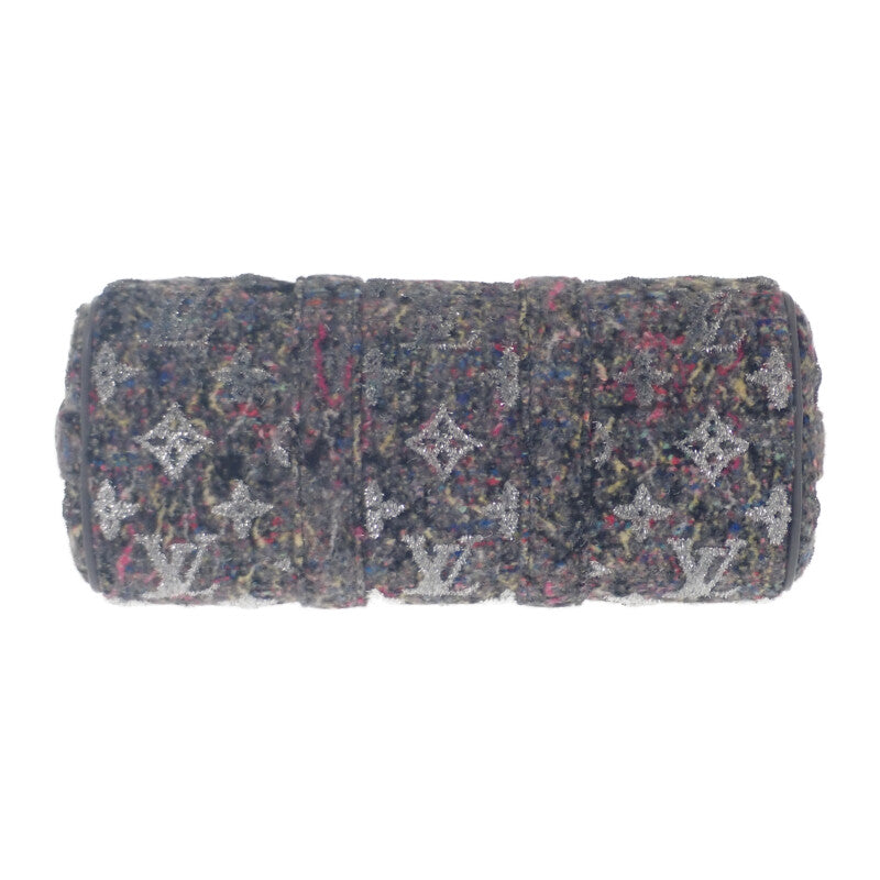 ルイヴィトン LOUIS VUITTON LVフェルトキーポルXS M80821 ショルダーバッグ レザー フェルト グレー レディース【中古】【ABランク】