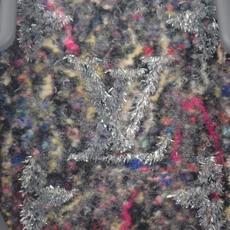 ルイヴィトン LOUIS VUITTON LVフェルトキーポルXS M80821 ショルダーバッグ レザー フェルト グレー レディース【中古】【ABランク】