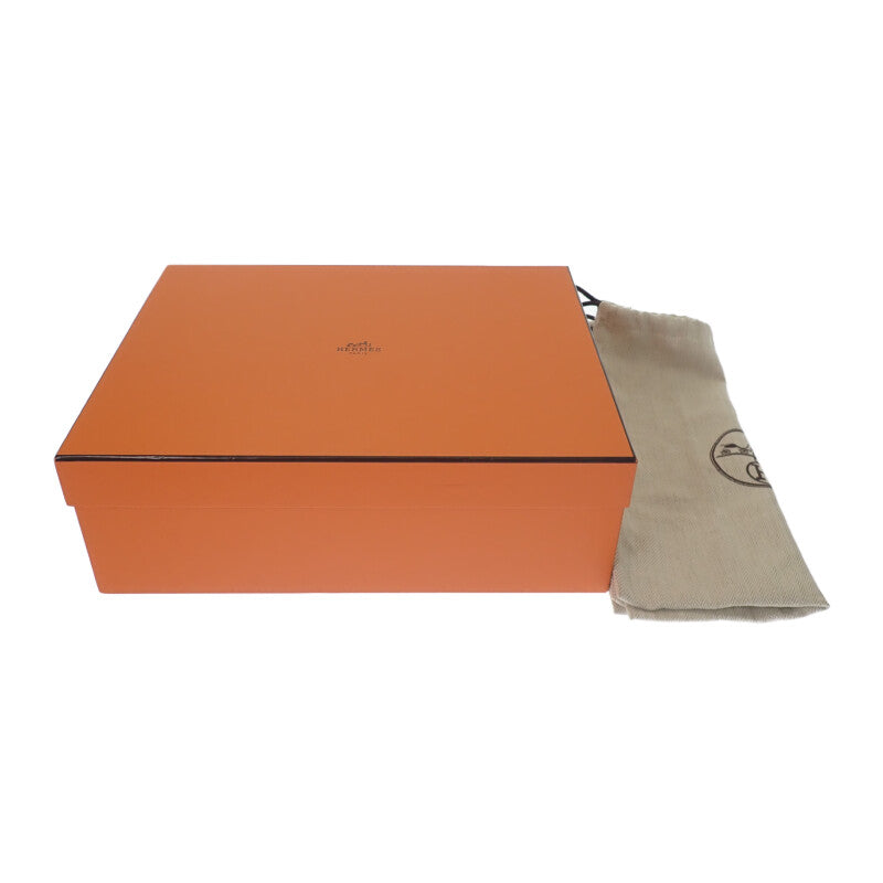 エルメス HERMES フロール60 サボサンダル コンスタンス ミュール カーフ ブラック シルバー金具 37 レディース【中古】【Aランク】