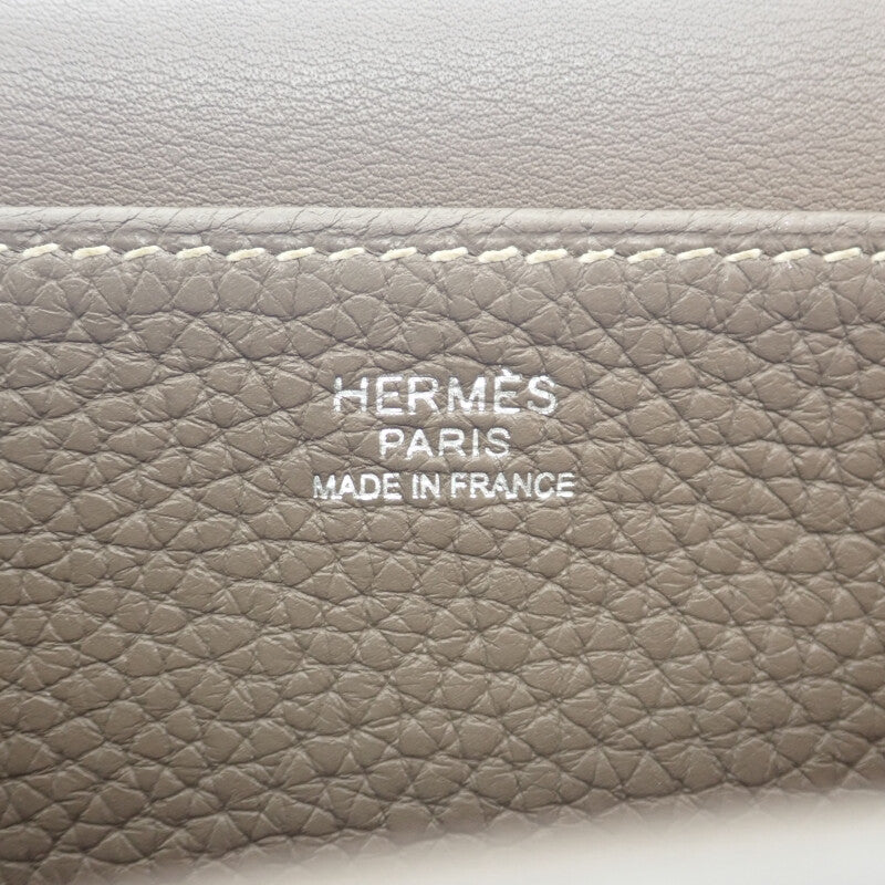 エルメス HERMES アルザン25 2WAYバッグ ３WAYバッグ ショルダーバッグ トリヨンクレマンス エトゥープ ベージュ系 シルバー金具 レディース【中古】【ABランク】