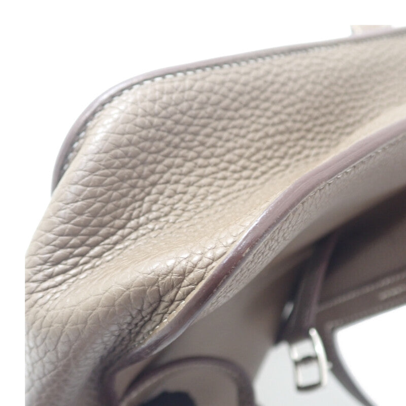 エルメス HERMES アルザン25 2WAYバッグ ３WAYバッグ ショルダーバッグ トリヨンクレマンス エトゥープ ベージュ系 シルバー金具 レディース【中古】【ABランク】