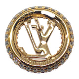 ルイヴィトン LOUIS VUITTON ブックルドレイユ・ルイーズ バイナイト M00757 ピアス メタル クリスタル ゴールド レディース【中古】【ABランク】